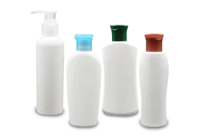 A plastic bottles which are manufactured by the Pakistan's no.1 Plastic manufacturer , these are the image or their product ,In this image there is lotion bottle, and other plastic items of this plastic manufacturing company.